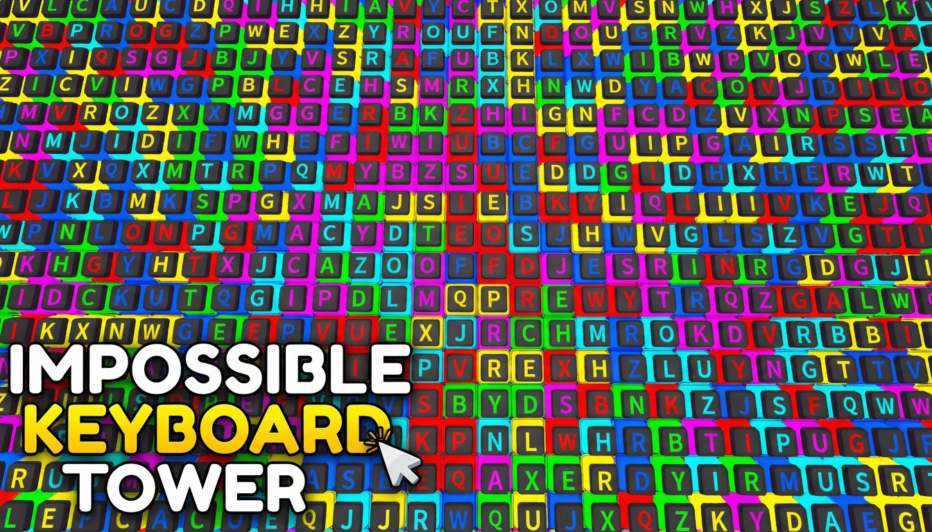 Impossible Keyboard Tower